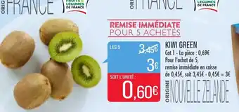 Match Kiwi green offre