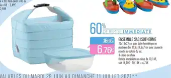 Ensemble Sac Isotherme