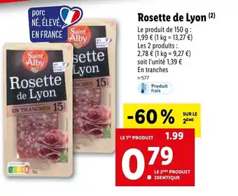 Lidl Rosette De Lyon offre