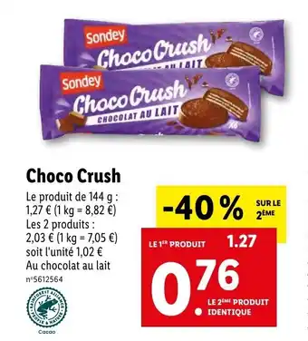 Lidl Choco Crush offre