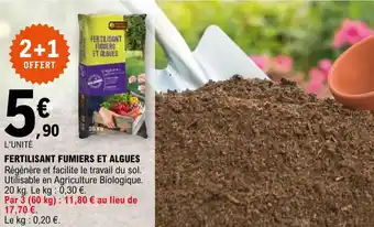 E.Leclerc Fertilisant fumiers et algues offre