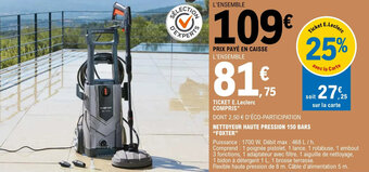 Nettoyeur haute pression 150 bars "foxter"
