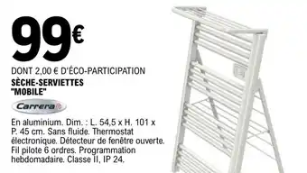 E.Leclerc Sèche-serviettes "mobile" offre