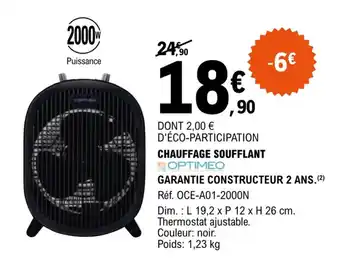 Chauffage soufflant
