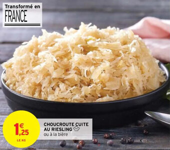Intermarché Hyper Choucroute cuite au riesling offre