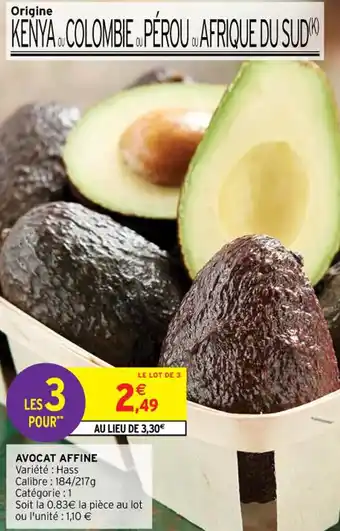 Intermarché Hyper Avocat affine offre