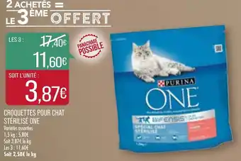 Match Croquettes pour chat stérilisé One offre