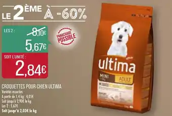 Match Croquettes pour chien Ultima offre