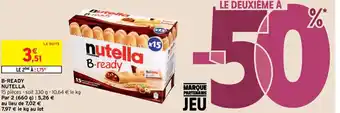 Intermarché Hyper B-Ready Nutella offre