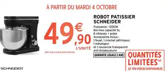 Intermarché Hyper Robot Patissier Schneider offre