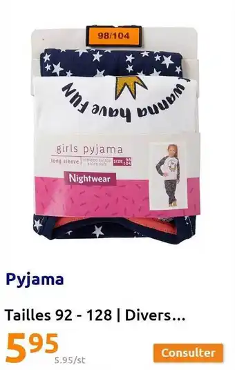Action Pyjama offre