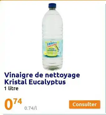 Action Vinaigre de nettoyage kristal eucalyptus offre