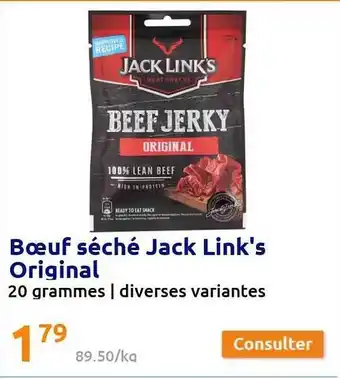 Boeuf séché jack link's original