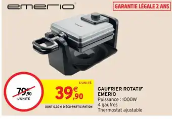 Gaufrier Rotatif Emerio