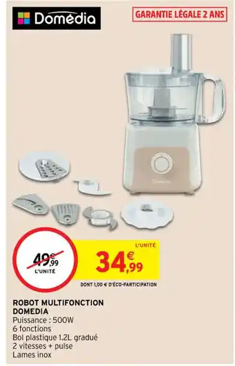 Intermarché Hyper Robot Multifonction Domedia offre