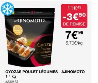 Costco Gyozas Poulet Légumes-Ajinomoto offre