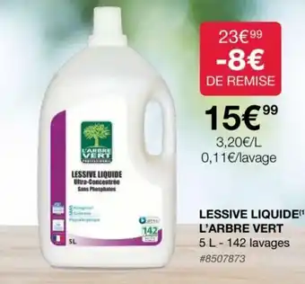 Costco Lessive Liquide L'Arbre Vert offre