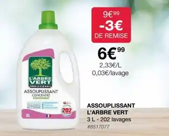 Costco Assouplissant L'Arbre Vert offre