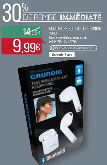 Ecouteurs Bluetooth Grundig