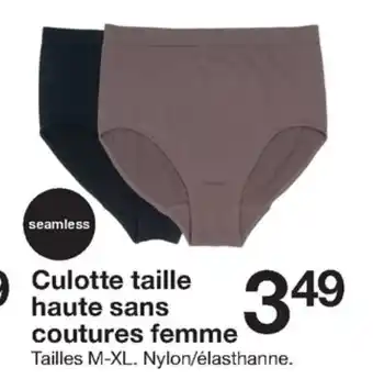 Zeeman Culotte Taille Haute Sans Coutures Femme offre