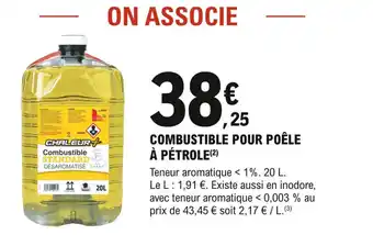 E.Leclerc Brico Combustibe pour Poêle à pétrole offre