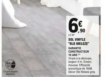 E.Leclerc Brico Sol Vinyle Old Meleze offre