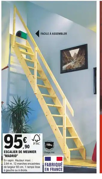 E.Leclerc Brico Escalier de Meunier Madrid offre