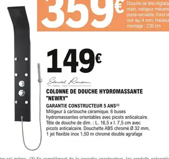 Colonne de Douche Hydromassante Newry