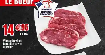 Migros Viande bovine faux filet***à griller offre