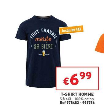 Trafic T-shirt homme offre