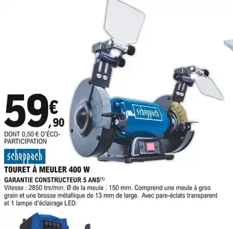 Touret à Meuler 400w