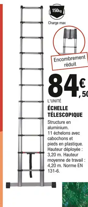 E.Leclerc Brico Echelle télescopique offre