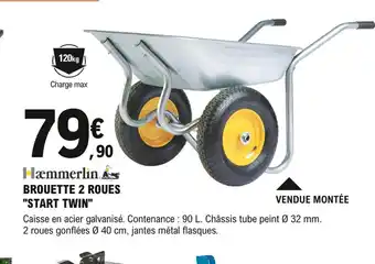 E.Leclerc Brico Brouette 2 Roues Start Twin offre
