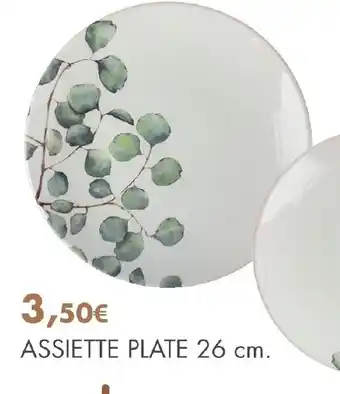 E.Leclerc Assiette Plate 26cm offre