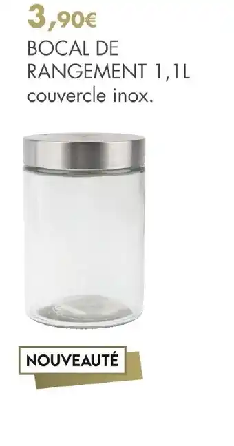 E.Leclerc Bocal de Rangement 1,1L offre