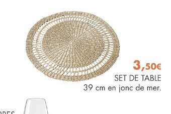 E.Leclerc Set de Table offre