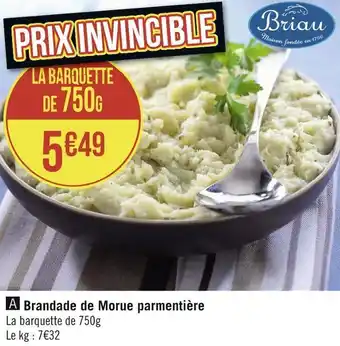 Géant Casino Brandade de morue parmentière offre