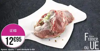 Géant Casino Agneau épaule semi-désossée à rôtir offre