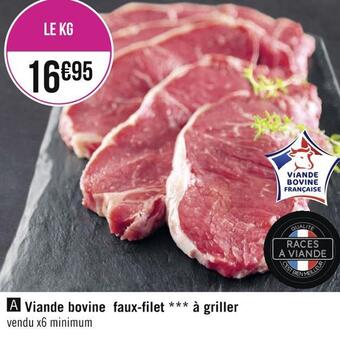 Géant Casino Viande bovine faux-filet à griller offre