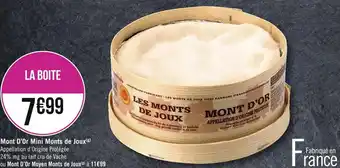 Géant Casino Monts de joux mont d’or mini offre