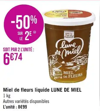 Géant Casino Lune de miel miel de fleurs liquide offre