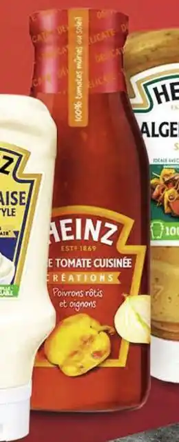 Géant Casino Heinz sauce tomate cuisinée créations offre
