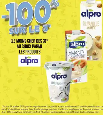Géant Casino Alpro bon plan sur les produits alpro offre