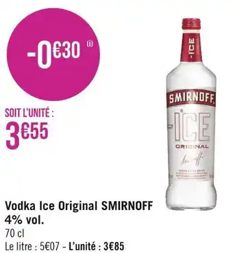 Smirnoff vodka ice original 4% vol.