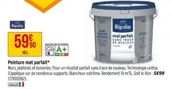 Bricorama Ripolin peinture mat parfait offre