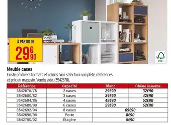 Bricorama Meuble cases offre
