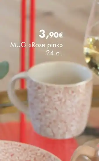 E.Leclerc Mug Rose Pinks 24cl offre