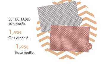 E.Leclerc Set de Table offre