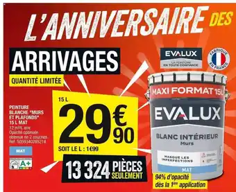 Brico Dépôt Peinture blanche offre