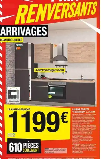 Brico Dépôt Cuisine équipée offre
